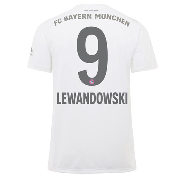Camiseta Bayern Munich NO.9 Lewandowski 2ª Kit 2019 2020 Blanco